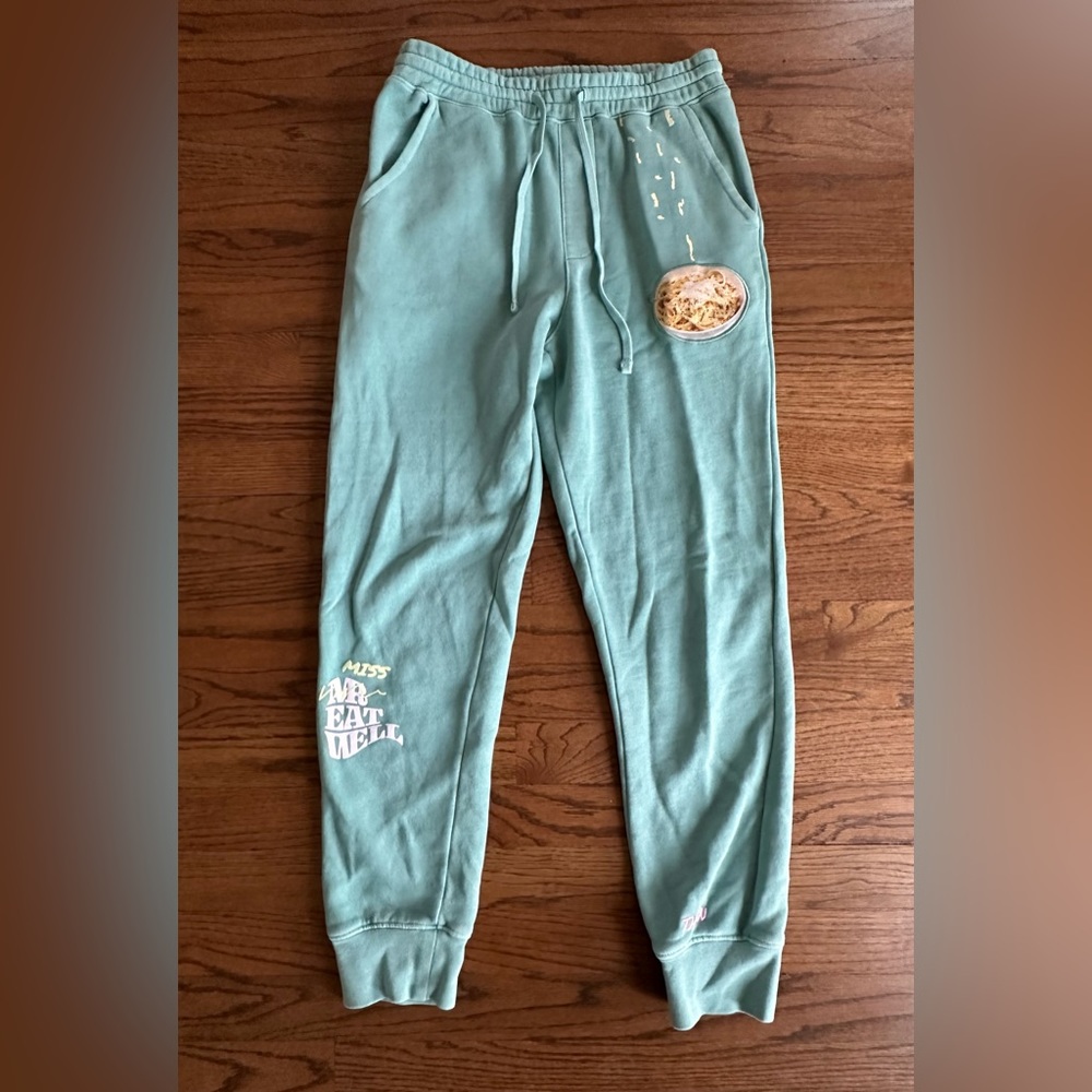 Mr Eatwell Miss Eatwell Parm Novelty Sweatpants, 100… Gem